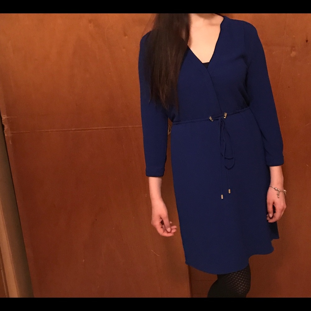 Royal blue dress H&M